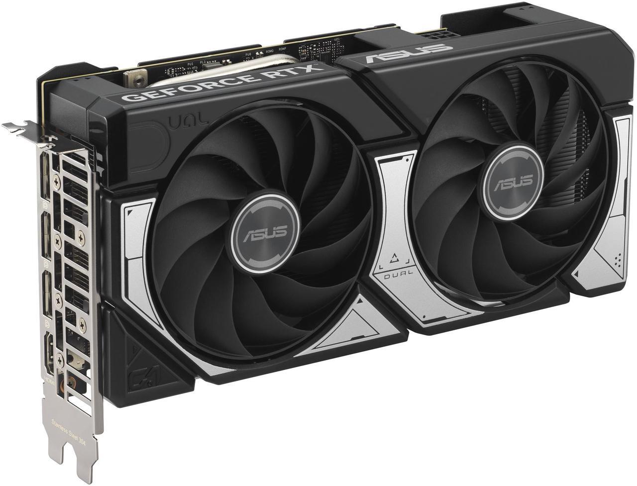 Alt view image 2 of 8 - ASUS Dual GeForce RTX 5060 Ti 8GB GDDR7 PCI Express 5.0 x8 ATX Graphics Card DUAL-RTX5060TI-O8G