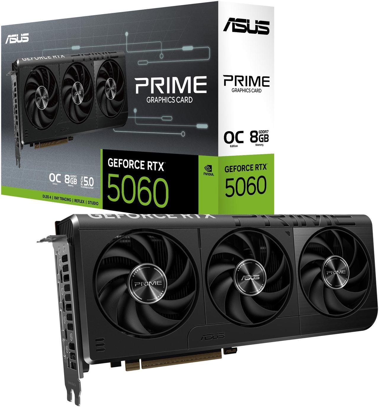 Alt view image 11 of 12 - ASUS PRIME GeForce RTX 5060 8GB GDDR7 PCI Express 5.0 x8 Graphics Card PRIME-RTX5060-O8G
