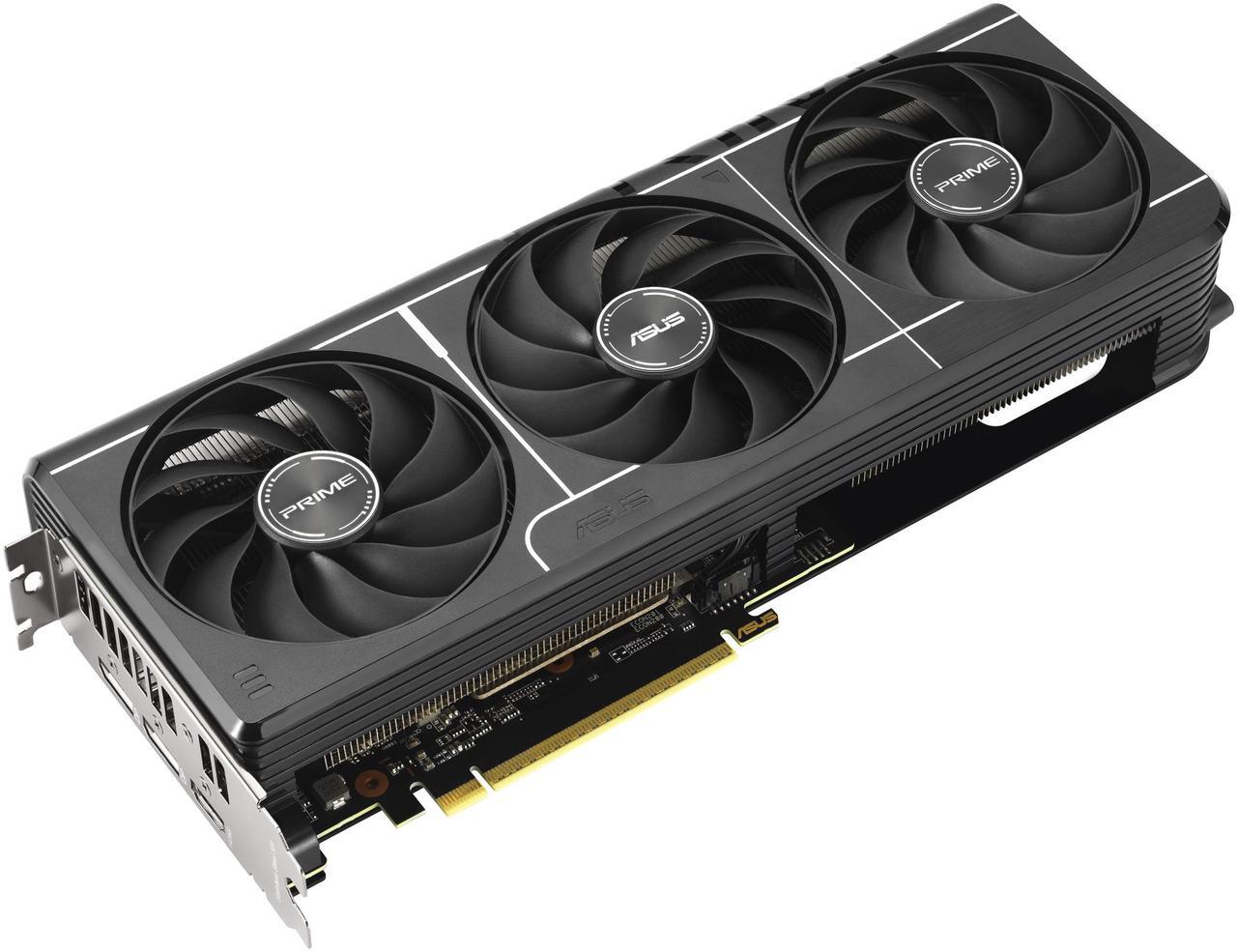Alt view image 4 of 12 - ASUS PRIME Radeon RX 9060 XT 16GB GDDR6 PCI Express 5.0 x16 ATX Graphics Card PRIME-RX9060XT-O16G RX 9060XT 16GB
