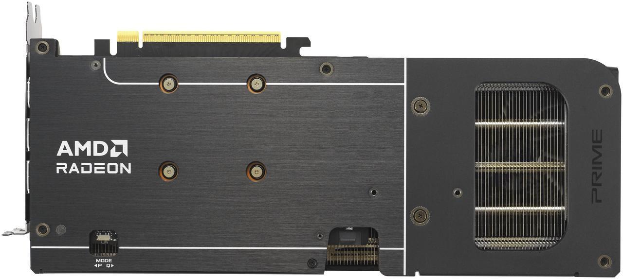 Alt view image 8 of 12 - ASUS PRIME Radeon RX 9060 XT 8GB GDDR6 PCI Express 5.0 x16 ATX Graphics Card PRIME-RX9060XT-O8G RX 9060XT 8GB