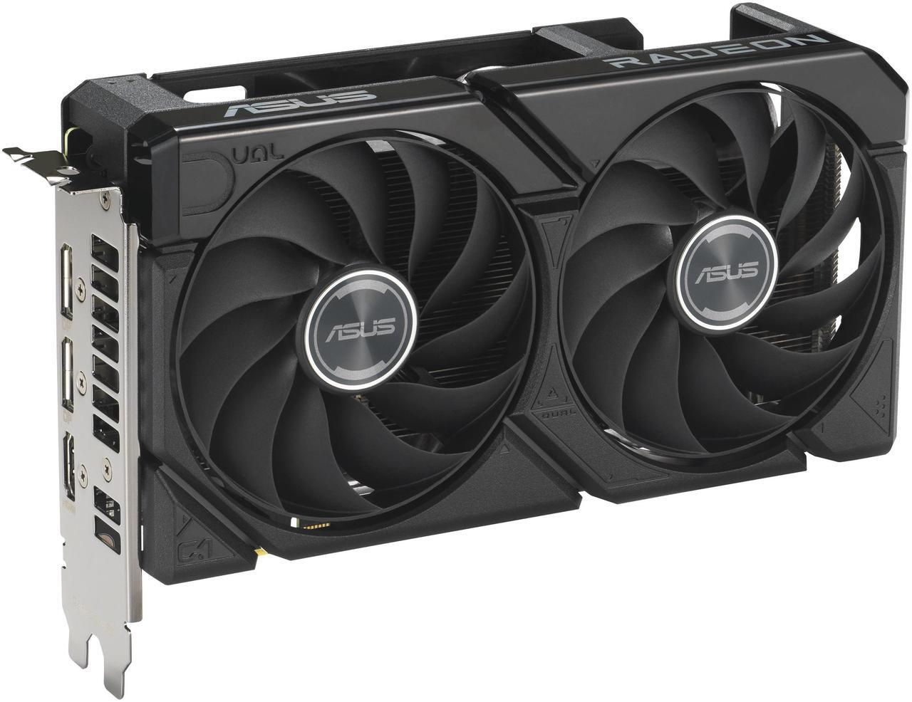 Alt view image 5 of 9 - ASUS Dual Radeon RX 9060 XT 8GB 128-Bit GDDR6 PCI Express 5.0 Graphics Card DUAL-RX9060XT-8G RX 9060XT
