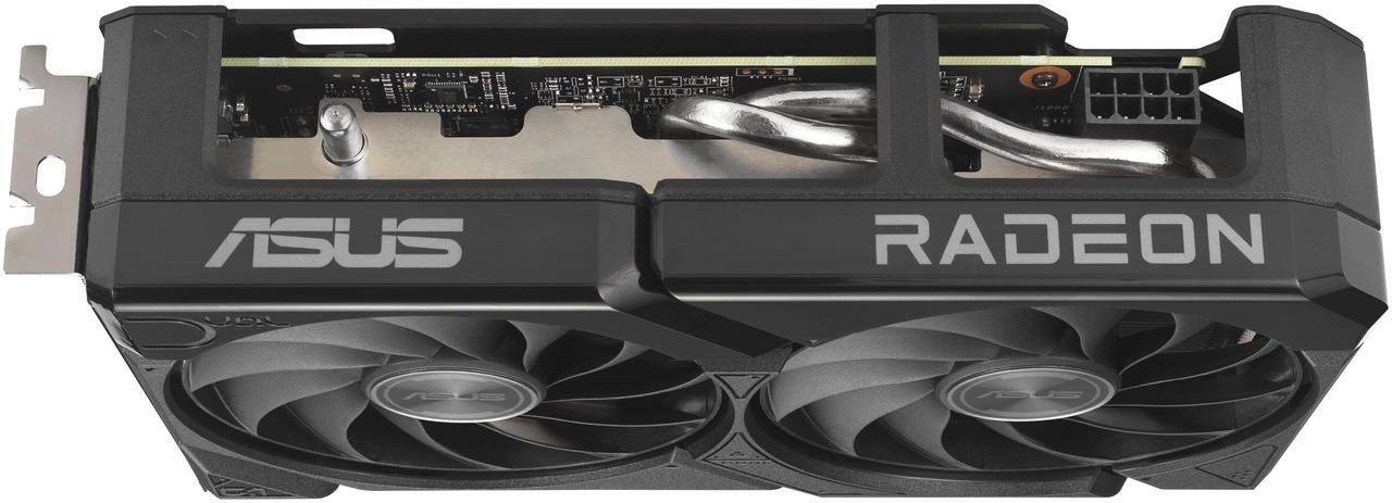 Alt view image 6 of 9 - ASUS Dual Radeon RX 9060 XT 8GB 128-Bit GDDR6 PCI Express 5.0 Graphics Card DUAL-RX9060XT-8G RX 9060XT