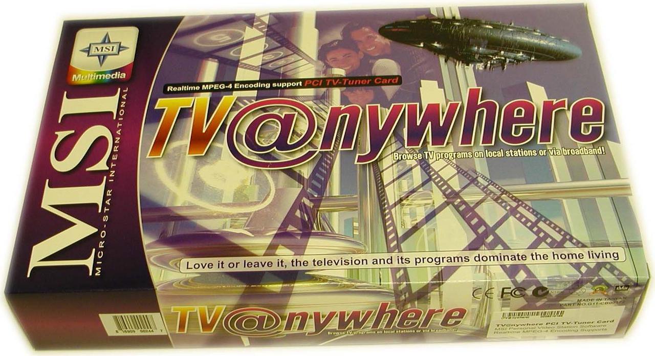 Alt view image 4 of 4 - MSI TV @nywhere TV Tuner Card