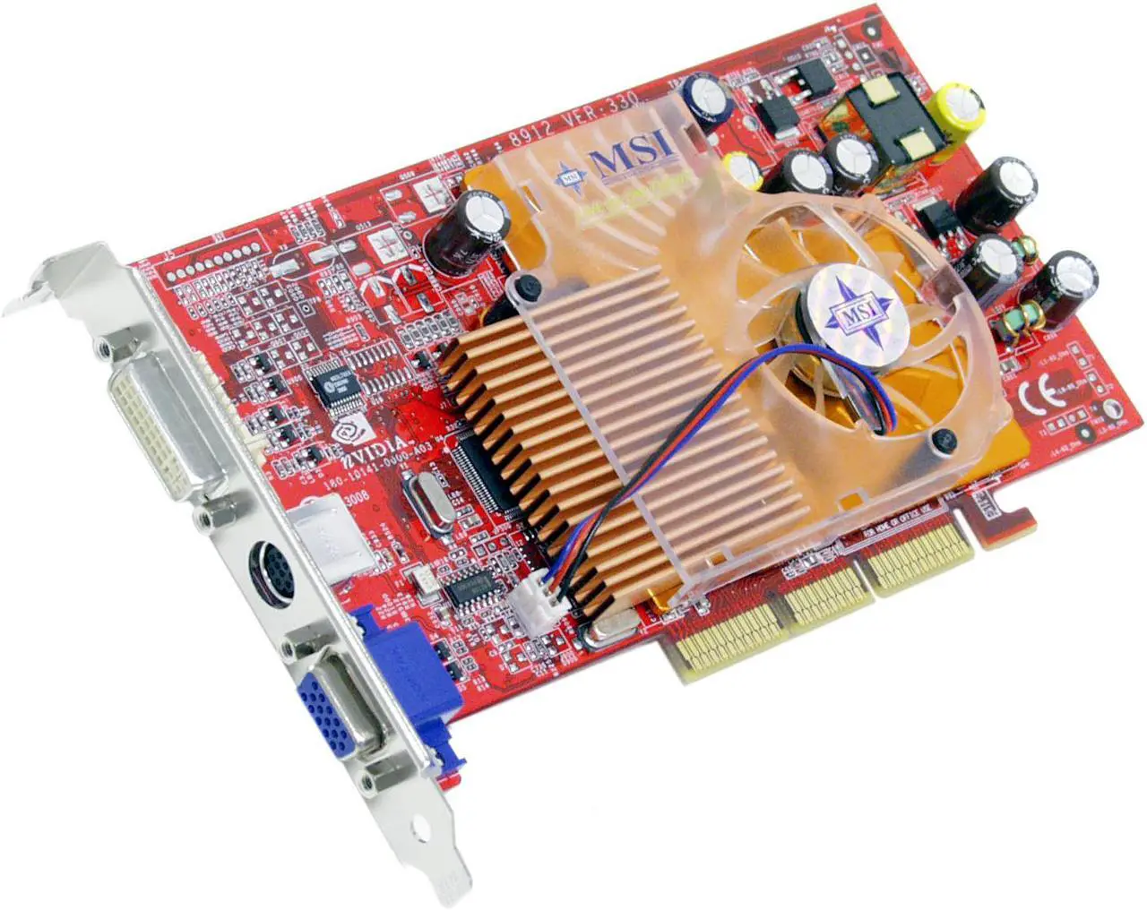 Main image of MSI GeForce FX 5600 256MB DDR AGP 4X/8X Graphics Card FX5600-VTD256