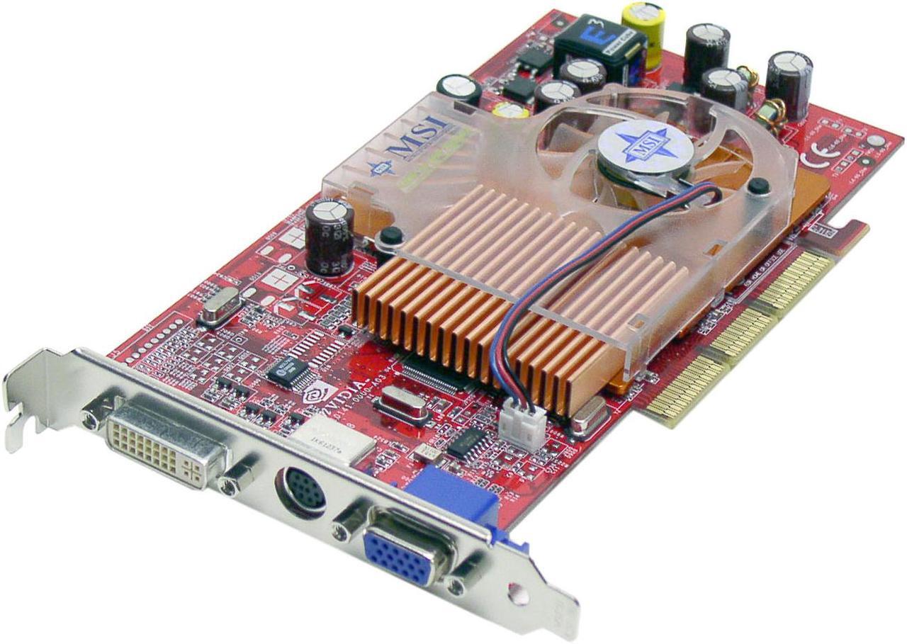 Main image of MSI GeForce FX 5600XT 128MB DDR AGP 4X/8X Graphics Card FX5600XT-VTDR128