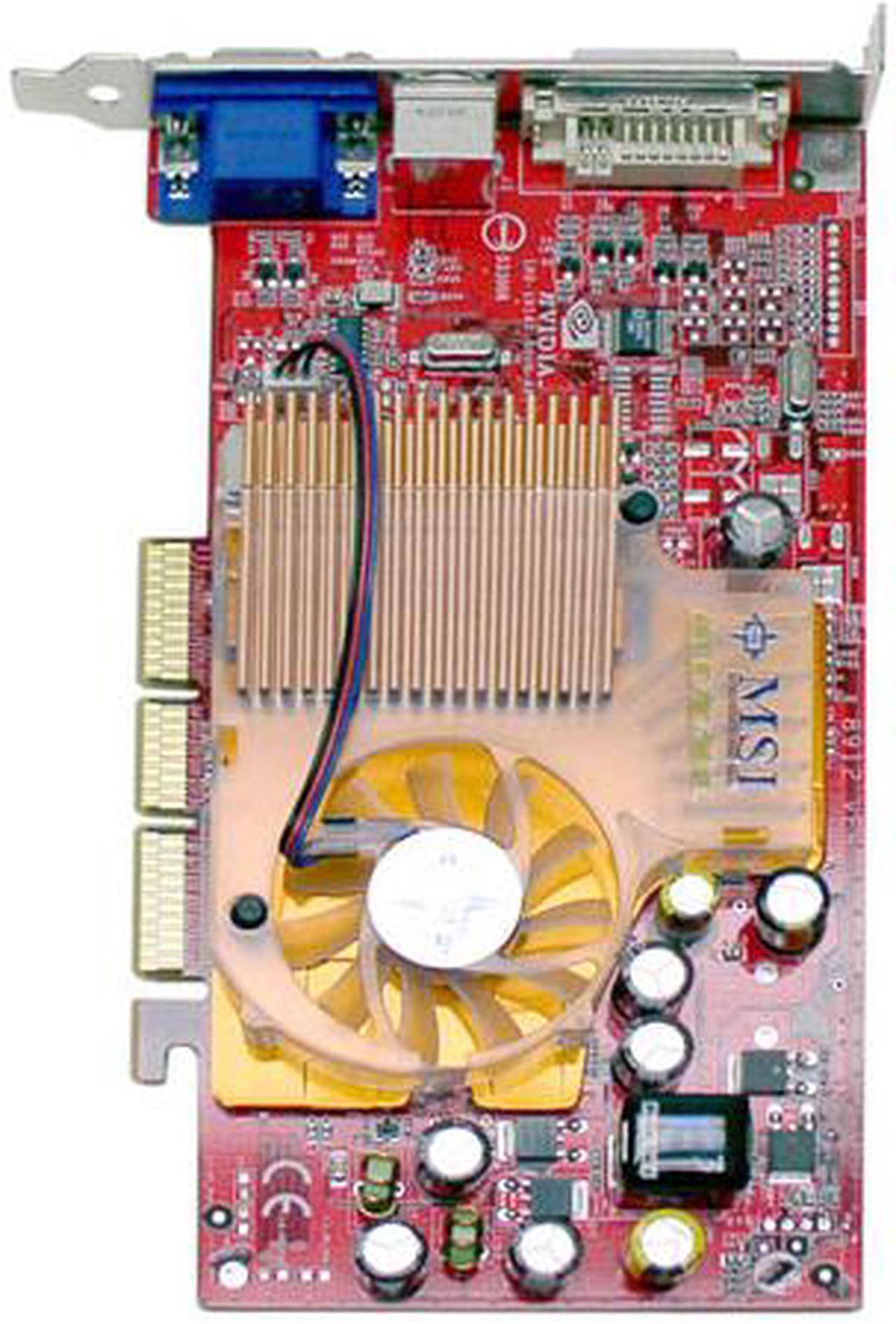 Alt view image 2 of 5 - MSI GeForce FX 5600XT 128MB DDR AGP 4X/8X Graphics Card FX5600XT-VTDR128