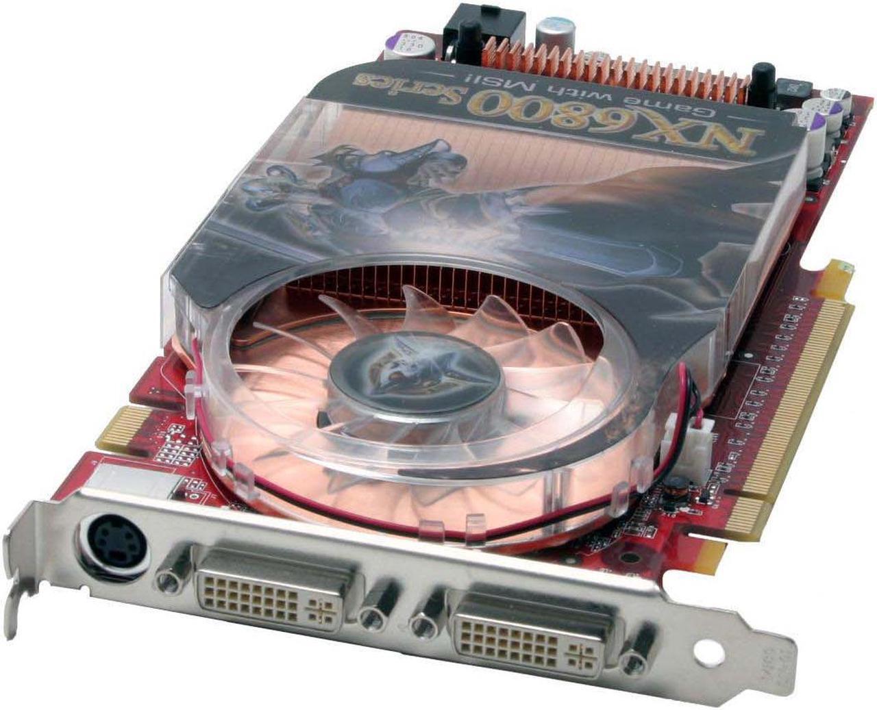 Main image of MSI GeForce 6800GT 256MB GDDR3 PCI Express x16 SLI Support Video Card NX6800GT-T2D256E