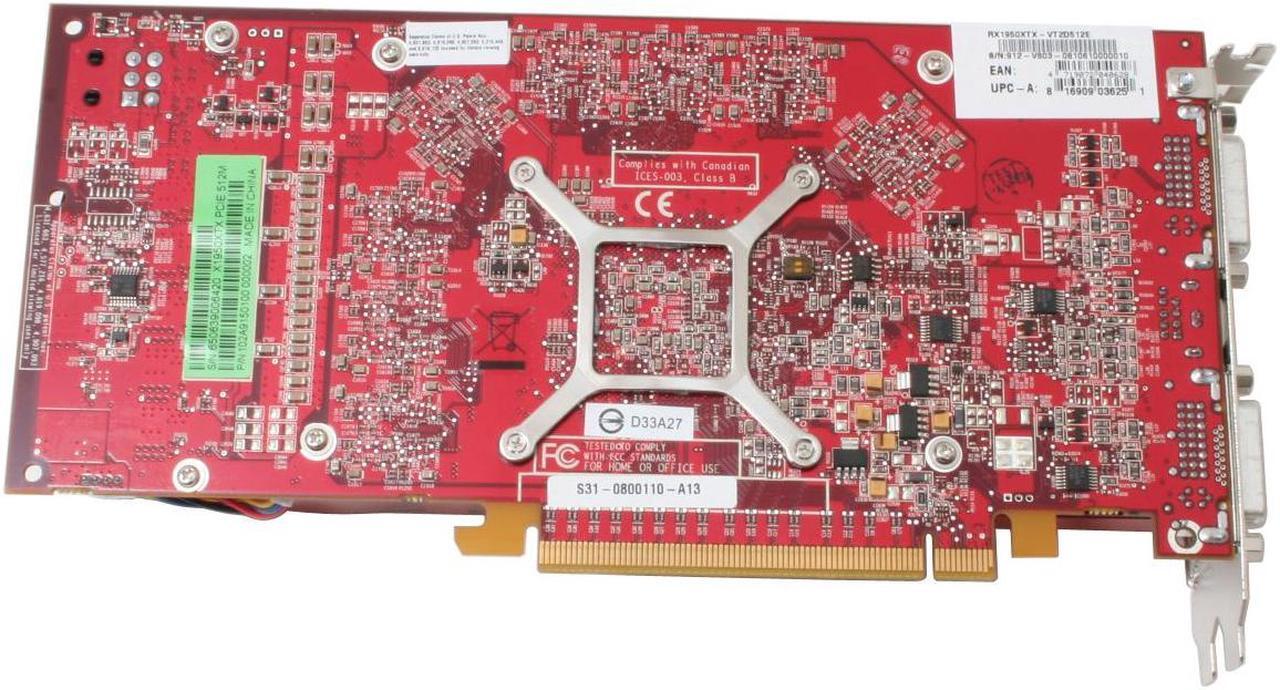 Alt view image 5 of 8 - MSI Radeon X1950XTX 512MB GDDR4 PCI Express x16 Graphics Card RX1950XTX-VT2D512E
