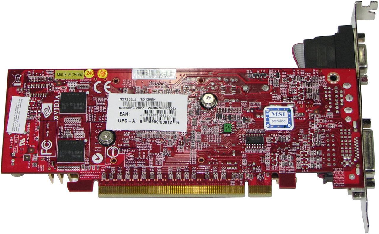 Alt view image 3 of 3 - MSI GeForce 7300LE 128MB GDDR2 PCI Express x16 Video Card NX7300LE-TD128EH