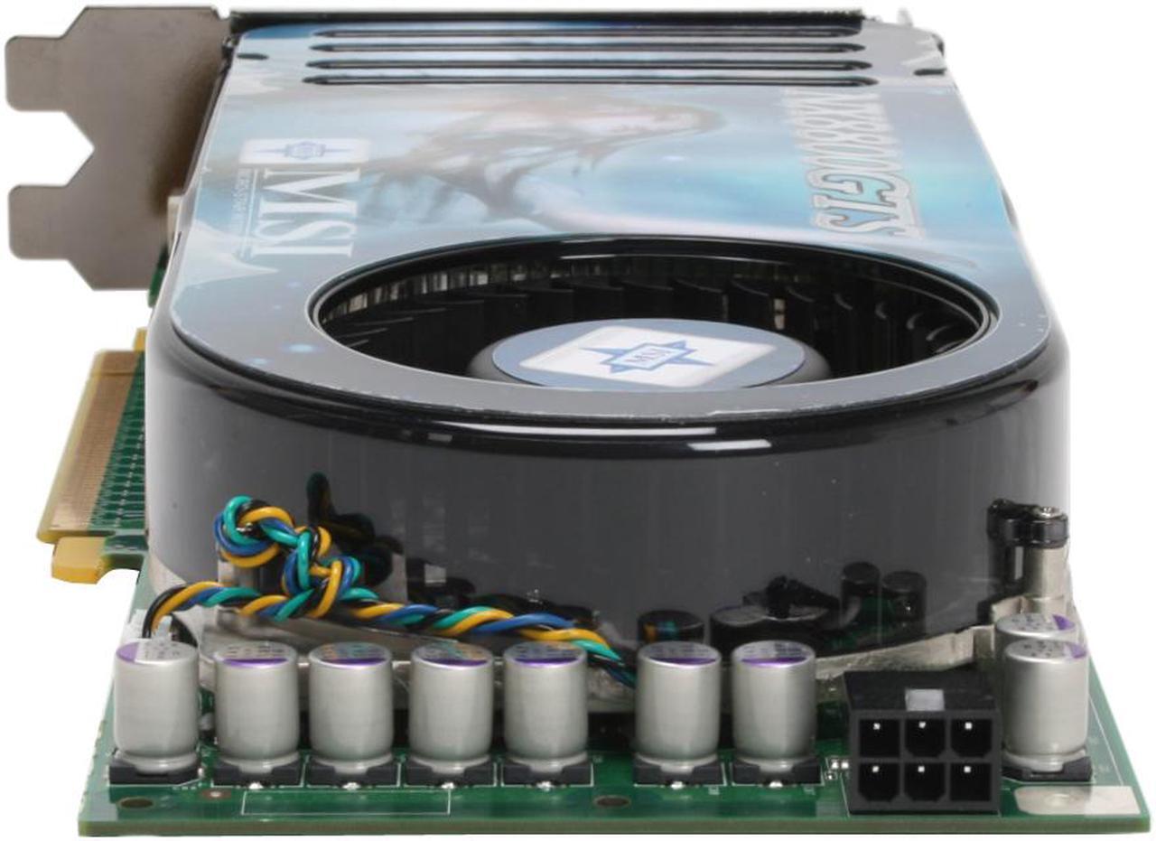 Alt view image 3 of 4 - MSI GeForce 8800 GTS 640MB GDDR3 PCI Express x16 SLI Support Graphics Card NX8800GTS-T2D640E-HD OC