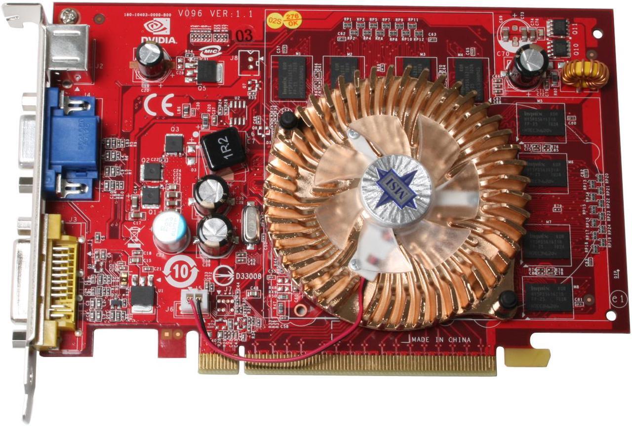 Alt view image 3 of 7 - MSI GeForce 8500 GT 256MB GDDR2 PCI Express x16 SLI Support Graphics Card NX8500GT-TD256E