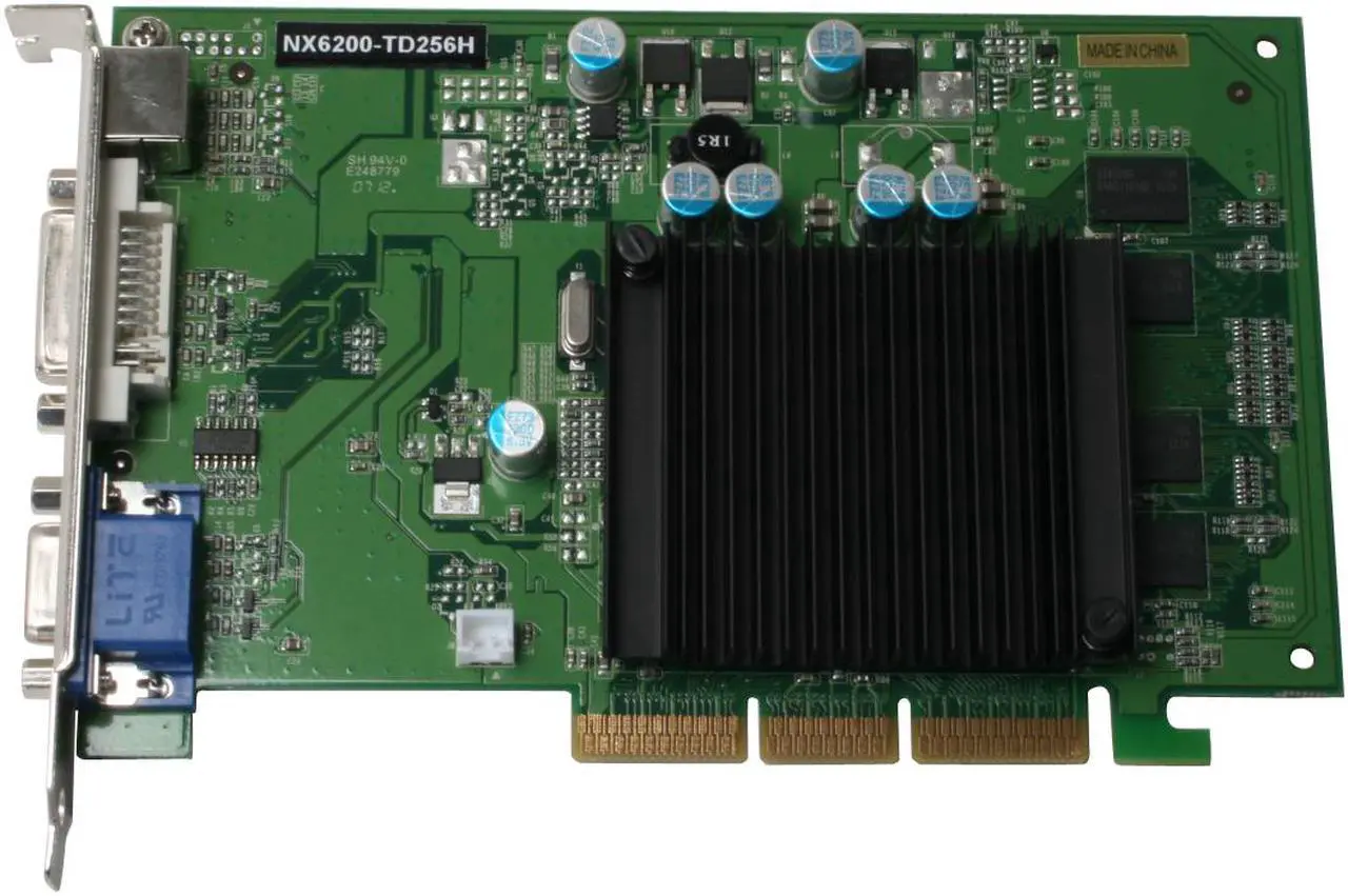 Alt view image 3 of 7 - MSI GeForce 6200LE 256MB GDDR2 AGP 4X/8X Video Card NX6200-TD256H