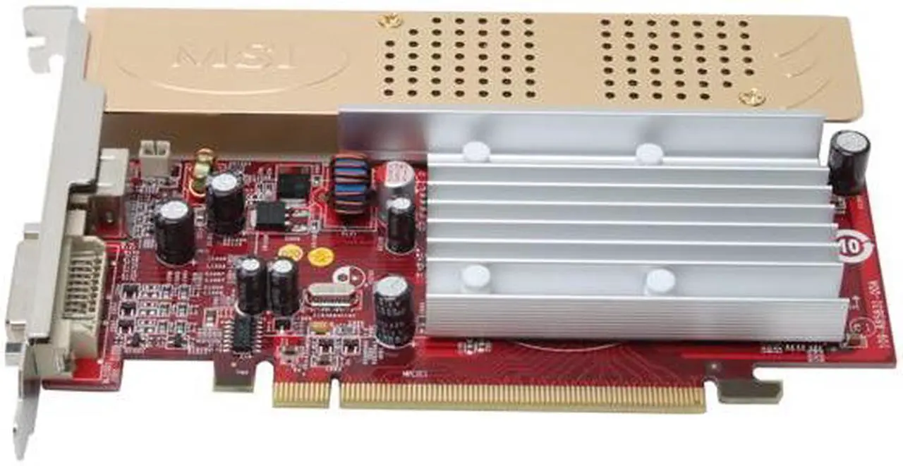 Alt view image 3 of 4 - MSI Radeon X1550 Support up to 512MB (256MB onboard) GDDR2 PCI Express x16 Graphics Card RX1550-TD256EH