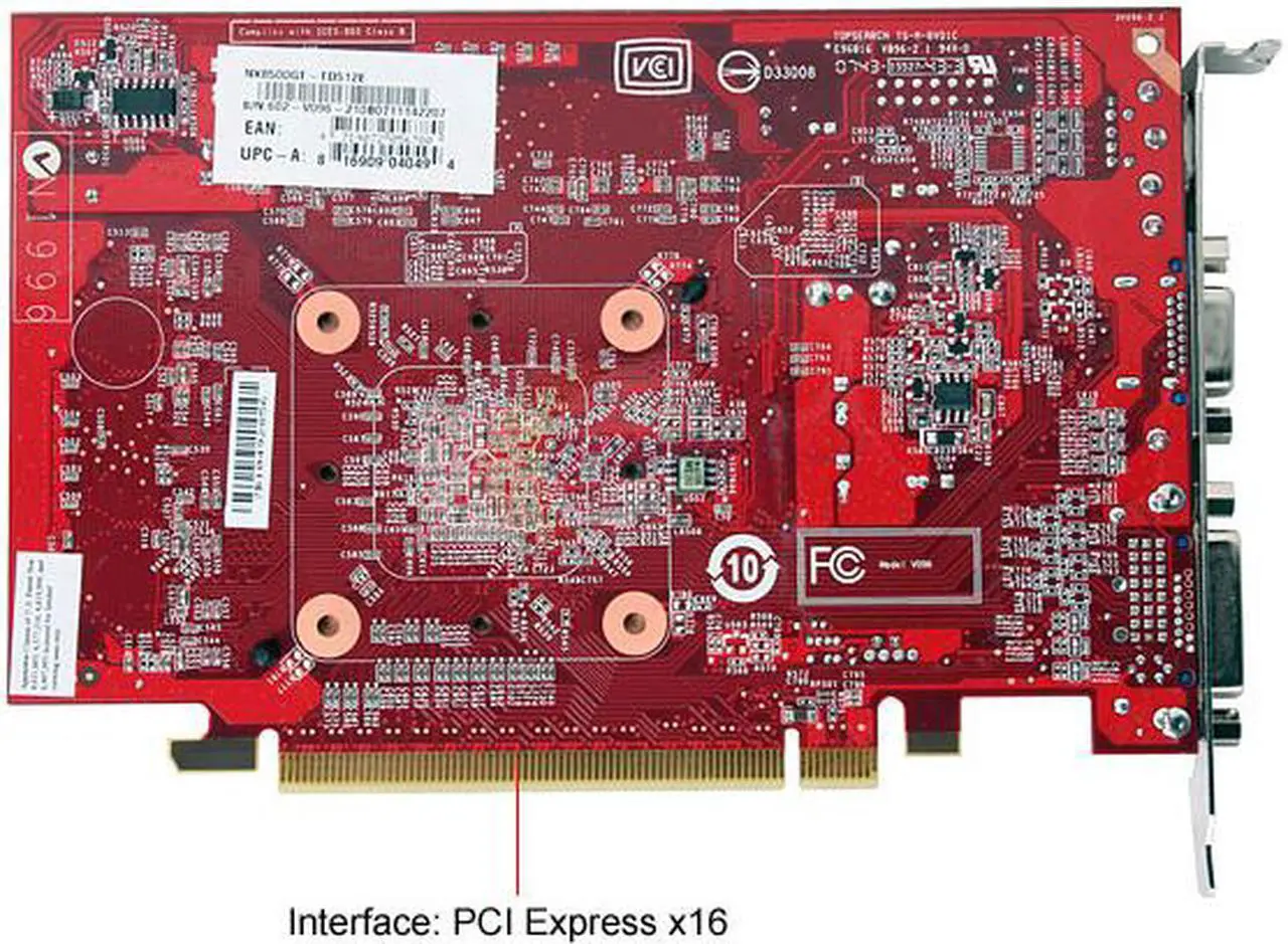 Alt view image 3 of 6 - MSI GeForce 8500 GT 512MB GDDR2 PCI Express x16 Graphics Card NX8500GT-TD512E