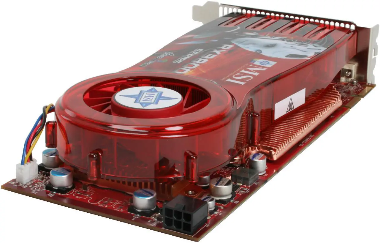Alt view image 5 of 6 - MSI Radeon HD 3870 512MB GDDR4 PCI Express 2.0 x16 CrossFireX Support Graphics Card RX3870-T2D512E OC