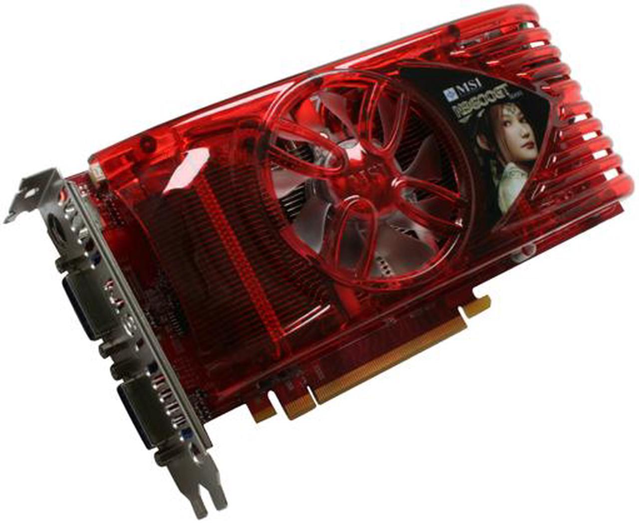 MSI GeForce 9600 GT 512MB GDDR3 PCI Express 2.0 x16 SLI Support Video Card N9600GT 512M OC