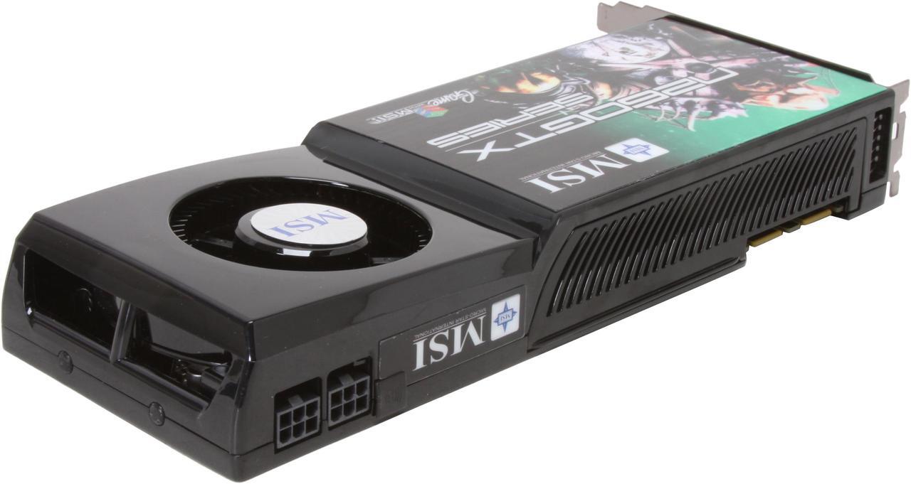 Alt view image 5 of 6 - MSI GeForce GTX 260 896MB GDDR3 PCI Express 2.0 x16 SLI Support Graphics Card N260GTX-T2D896 OC