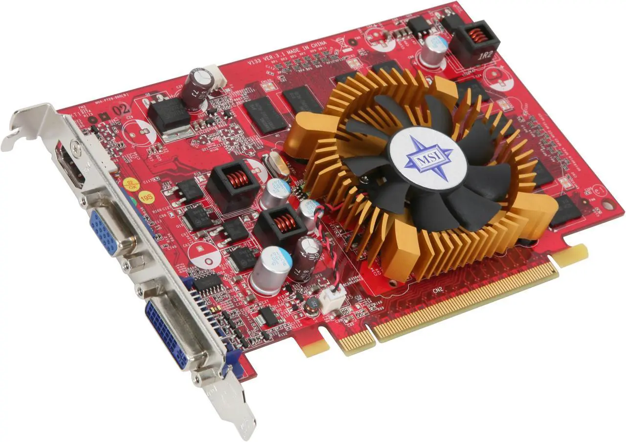Main image of MSI GeForce 9400 GT 512MB GDDR2 PCI Express 2.0 x16 Graphics Card N9400GT-MD512