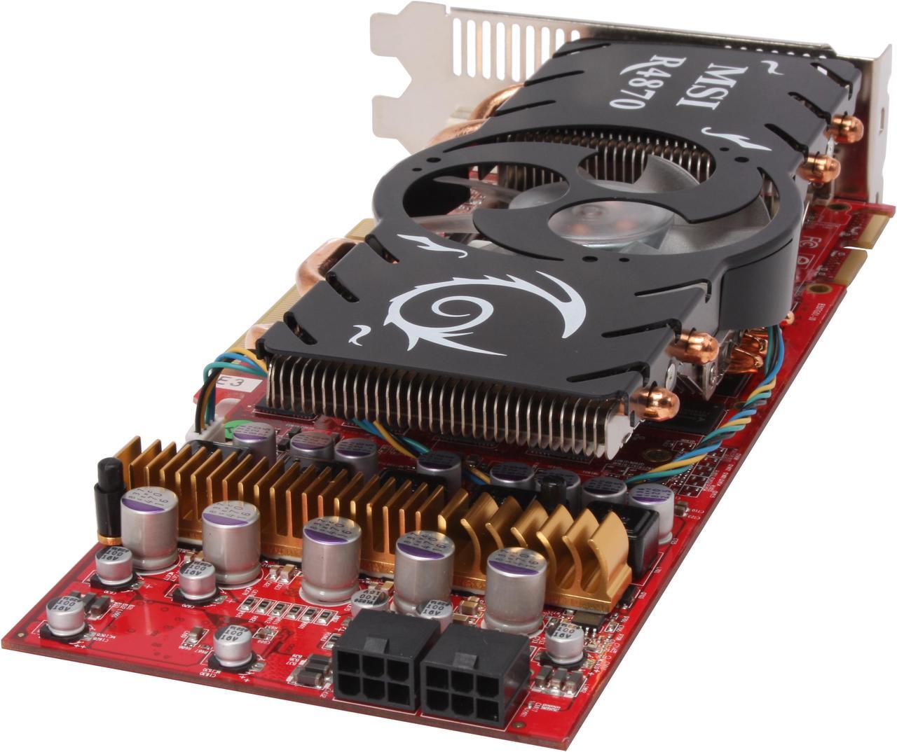 Alt view image 5 of 6 - MSI Radeon HD 4870 512MB GDDR5 PCI Express 2.0 x16 CrossFireX Support Graphics Card R4870-T2D512