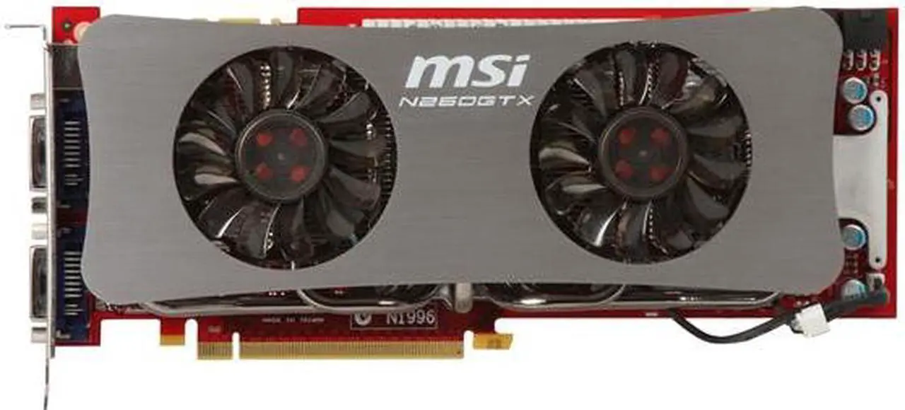 Alt view image 3 of 6 - MSI GeForce GTX 260 896MB GDDR3 PCI Express 2.0 x16 SLI Support Graphics Card N260GTX-T2D896-OCv3