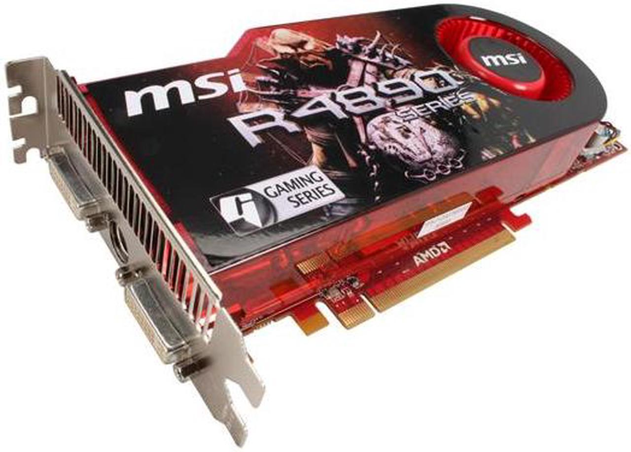 Main image of MSI Radeon HD 4890 1GB GDDR5 PCI Express 2.0 x16 CrossFireX Support Graphics Card R4890-T2D1G OC