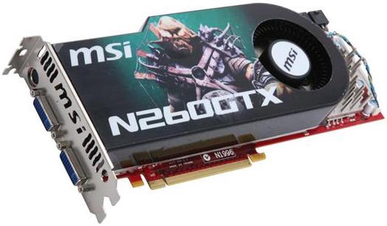 Main image of MSI GeForce GTX 260 896MB DDR3 PCI Express 2.0 x16 SLI Support Graphics Card N260GTX-T2D896-OCv4