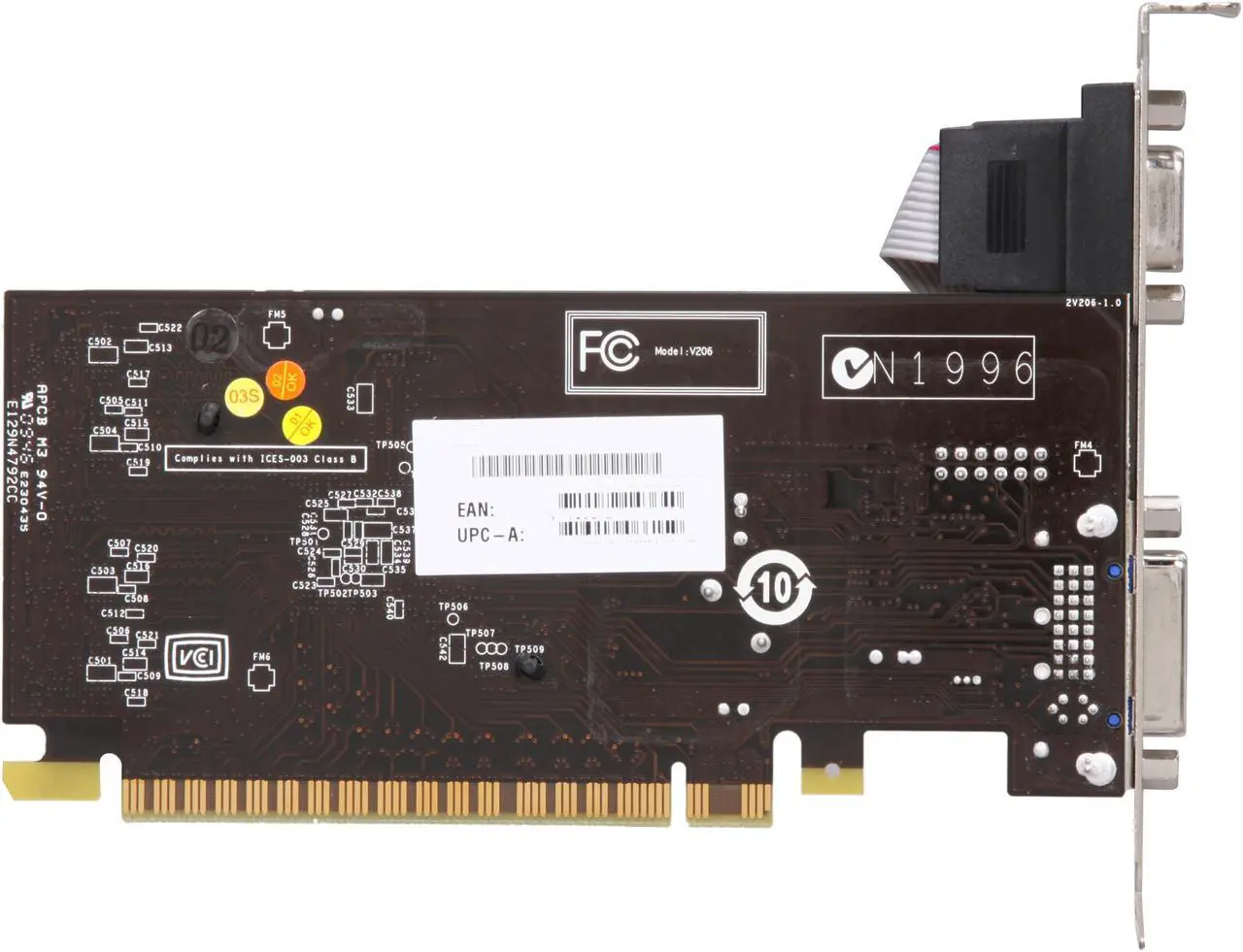 Alt view image 4 of 5 - MSI GeForce 8400 GS 512MB DDR2 PCI Express 2.0 x16 Graphics Card N8400GS-D512H
