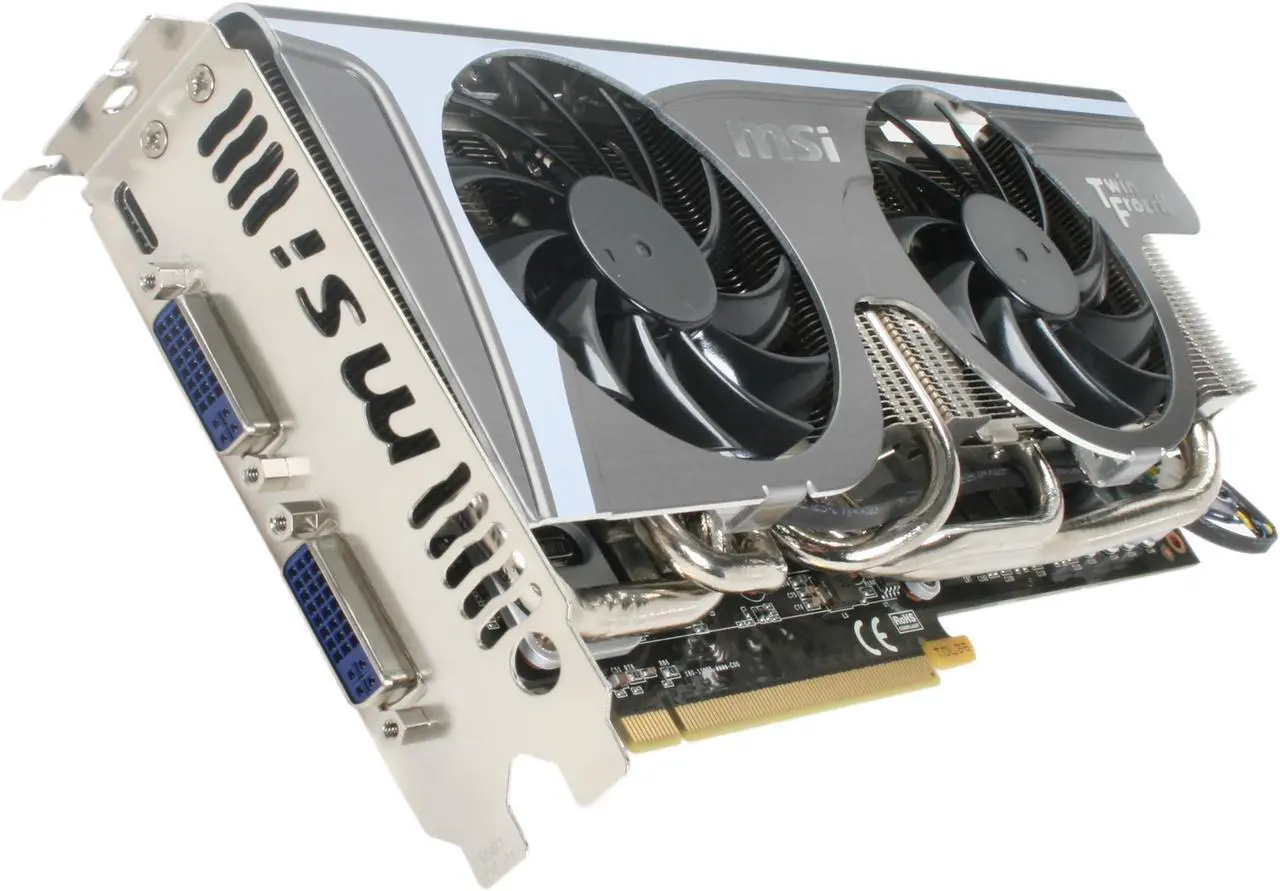 Main image of MSI GeForce GTX 465 (Fermi) 1GB GDDR5 PCI Express 2.0 x16 SLI Support Graphics Card N465GTX Twin Frozr II