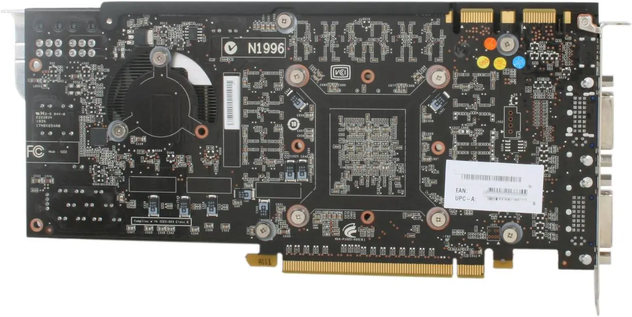 Alt view image 4 of 6 - MSI GeForce GTX 465 (Fermi) 1GB GDDR5 PCI Express 2.0 x16 SLI Support Graphics Card N465GTX Twin Frozr II