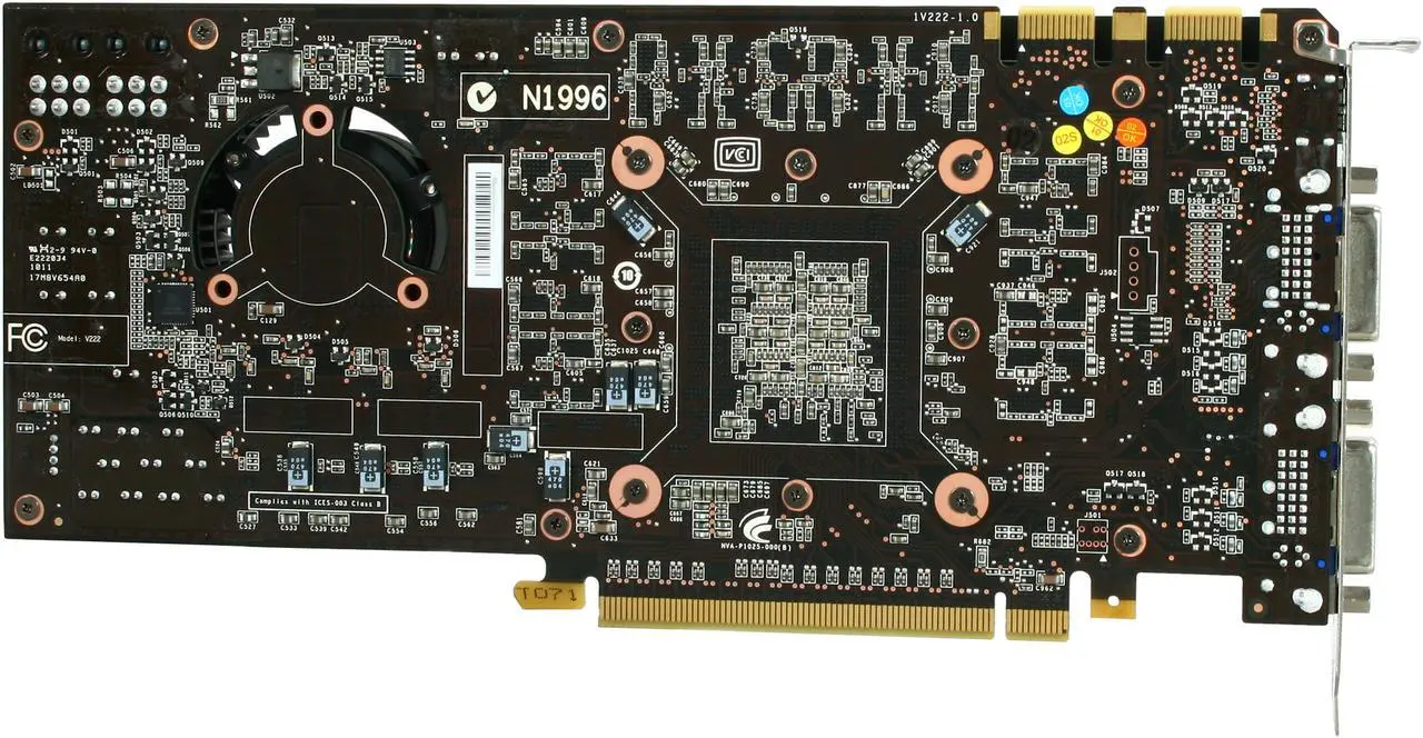 Alt view image 4 of 6 - MSI GeForce GTX 465 (Fermi) 1GB GDDR5 PCI Express 2.0 x16 SLI Support Graphics Card N465GTX-M2D1G