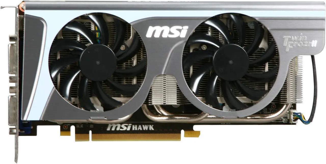 Alt view image 3 of 6 - MSI GeForce GTX 460 (Fermi) 1GB GDDR5 PCI Express 2.0 x16 SLI Support Graphics Card N460GTX Hawk