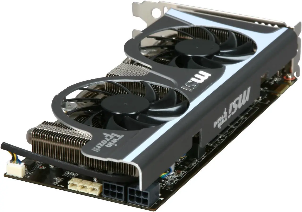Alt view image 5 of 6 - MSI GeForce GTX 460 (Fermi) 1GB GDDR5 PCI Express 2.0 x16 SLI Support Graphics Card N460GTX Hawk