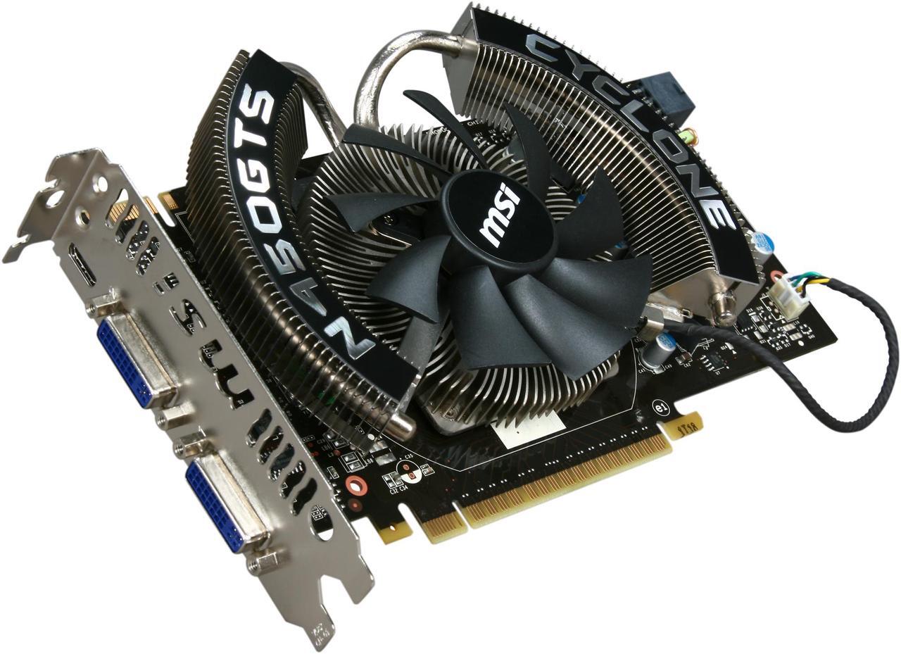 Main image of MSI GeForce GTS 450 (Fermi) 1GB GDDR5 PCI Express 2.0 x16 SLI Support Graphics Card N450GTS CYCLONE 1GD5/OC