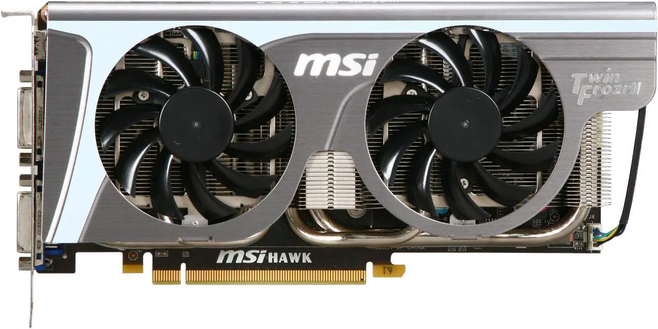 Alt view image 3 of 6 - MSI GeForce GTX 460 (Fermi) 1GB GDDR5 PCI Express 2.0 x16 SLI Support Graphics Card N460GTX Hawk Talon Attack