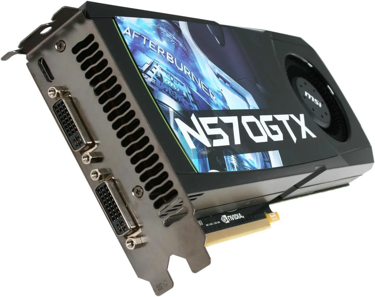 Main image of MSI GeForce GTX 570 (Fermi) 1280MB GDDR5 PCI Express 2.0 x16 SLI Support Graphics Card N570GTX-M2D12D5
