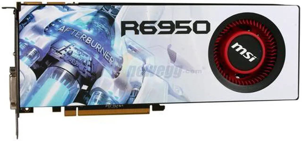 Alt view image 3 of 5 - MSI Radeon HD 6950 2GB GDDR5 PCI Express 2.1 x16 CrossFireX Support Graphics Card R6950-2PM2D2GD5
