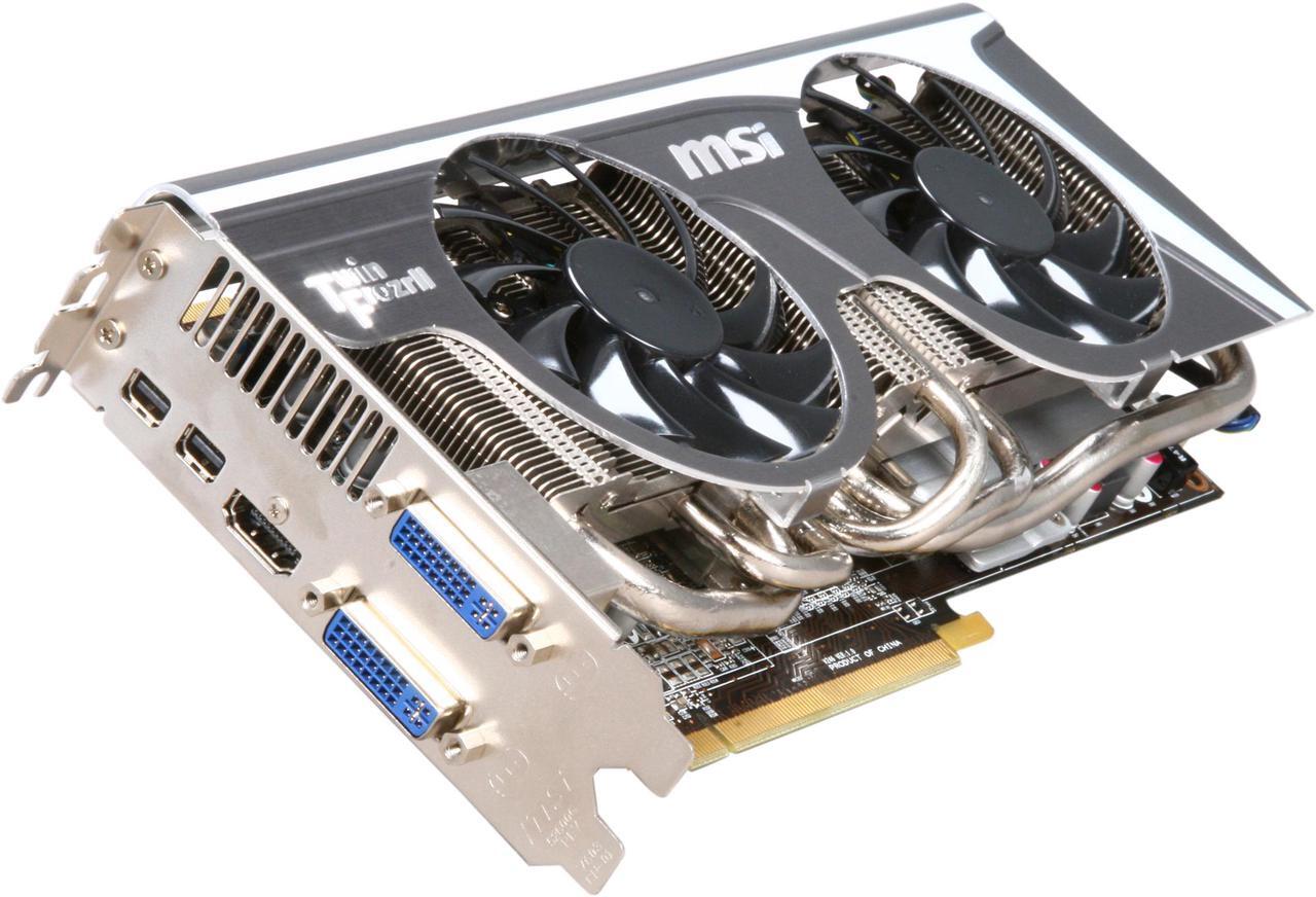 Main image of MSI Radeon HD 6950 2GB GDDR5 PCI Express 2.1 x16 CrossFireX Support Graphics Card R6950 Twin Frozr II OC