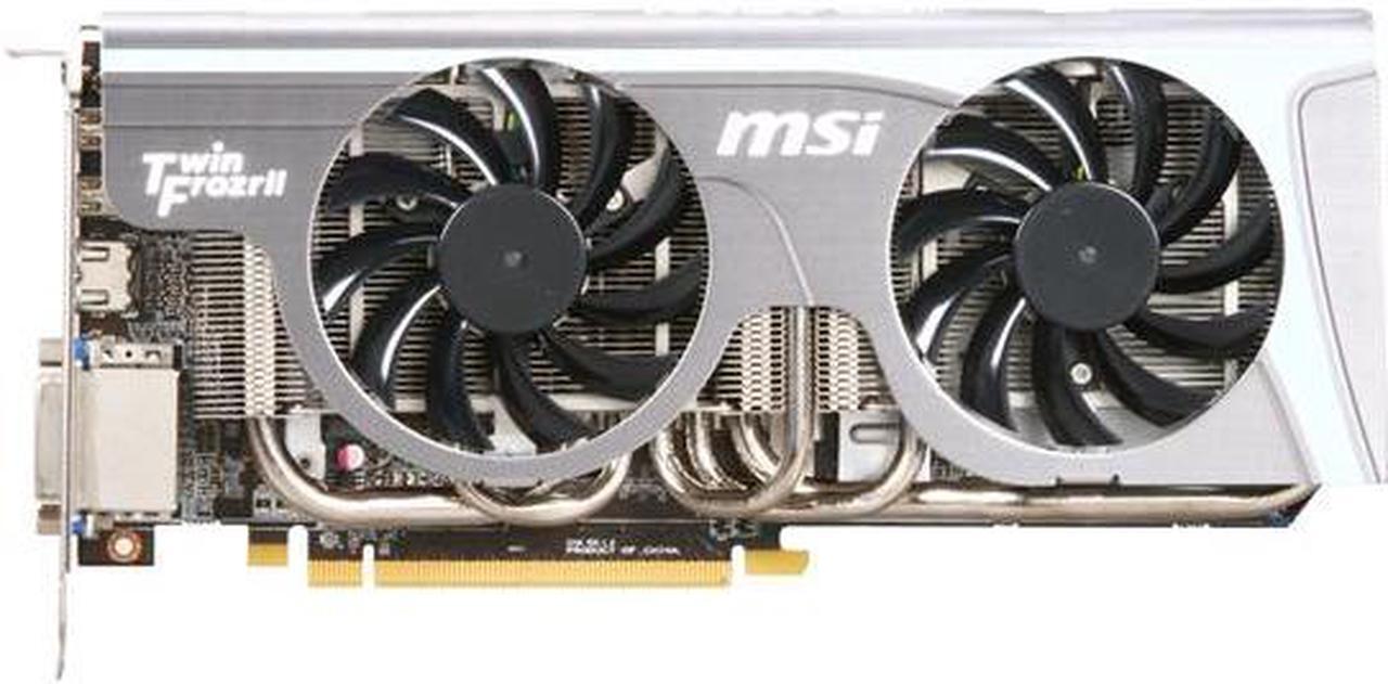 Alt view image 3 of 6 - MSI Radeon HD 6950 2GB GDDR5 PCI Express 2.1 x16 CrossFireX Support Graphics Card R6950 Twin Frozr II OC