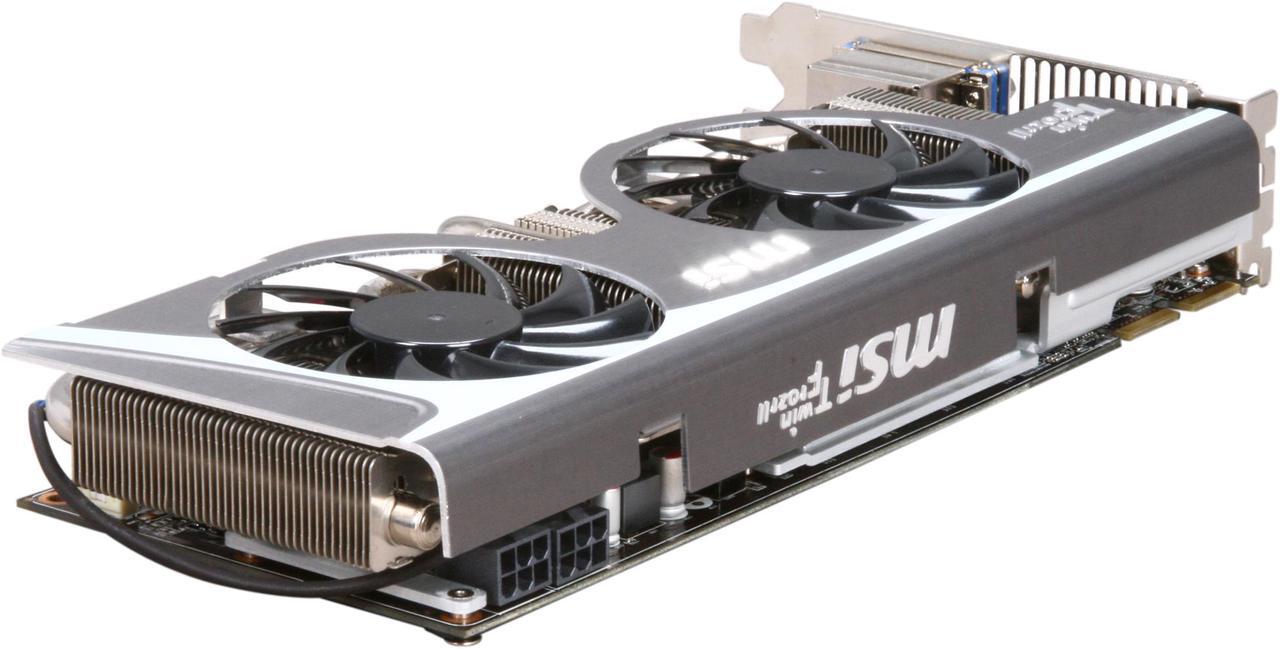 Alt view image 5 of 6 - MSI Radeon HD 6950 2GB GDDR5 PCI Express 2.1 x16 CrossFireX Support Graphics Card R6950 Twin Frozr II OC