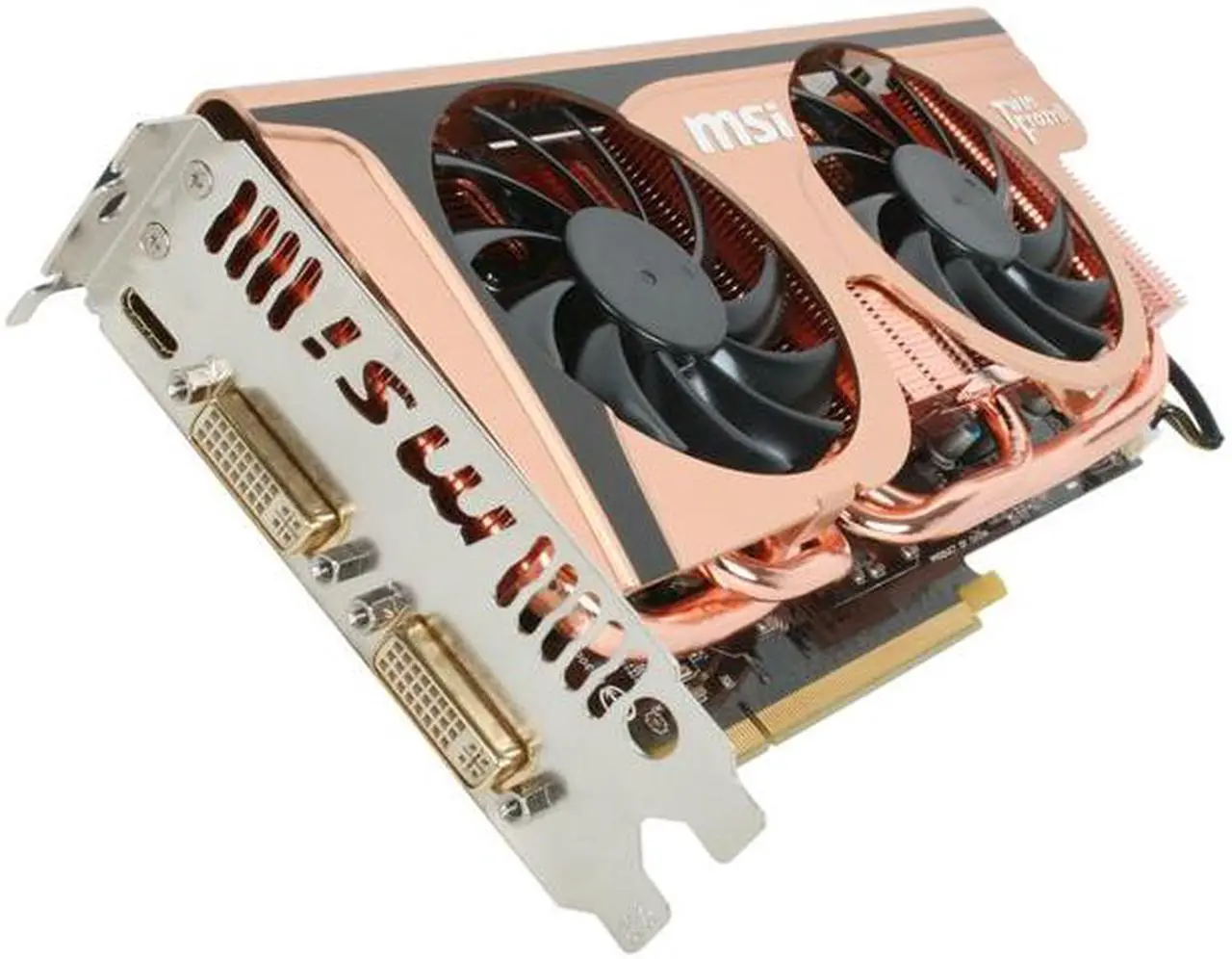 Main image of MSI GeForce GTX 560 Ti (Fermi) 1GB GDDR5 PCI Express 2.0 x16 SLI Support Graphics Card N560GTX-Ti Twin Frozr II Golden Edition
