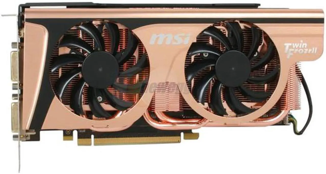 Alt view image 3 of 6 - MSI GeForce GTX 560 Ti (Fermi) 1GB GDDR5 PCI Express 2.0 x16 SLI Support Graphics Card N560GTX-Ti Twin Frozr II Golden Edition