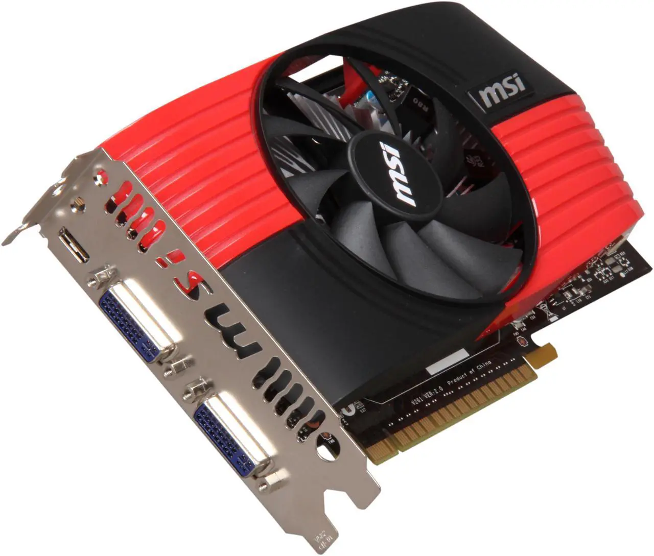 Main image of MSI GeForce GTX 550 Ti (Fermi) 1GB GDDR5 PCI Express 2.0 x16 SLI Support Graphics Card N550GTX-Ti-M2D1GD5/OC