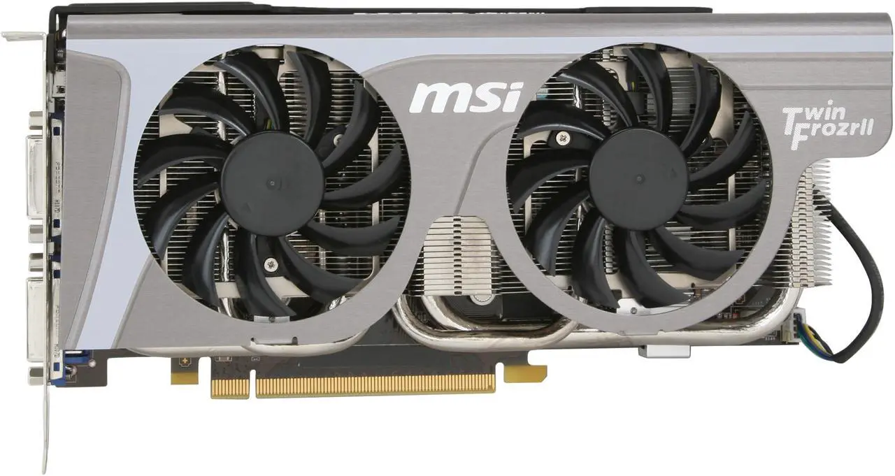 Alt view image 3 of 6 - MSI GeForce GTX 560 (Fermi) 1GB GDDR5 PCI Express 2.0 x16 SLI Support Graphics Card N560GTX Twin Frozr II/OC