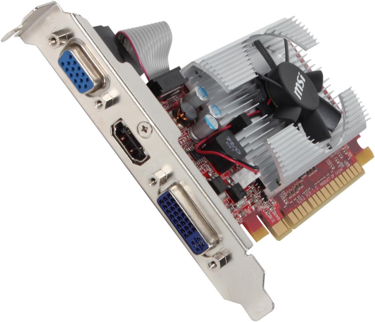 Main image of MSI GeForce GT 520 (Fermi) 2GB DDR3 PCI Express 2.0 x16 Low Profile Ready Graphics Card N520GT-MD2GD3/LP