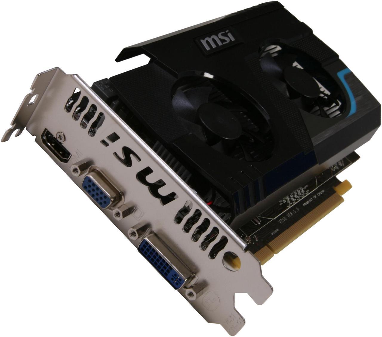 MSI Radeon HD 6670 1GB DDR3 PCI Express 2.1 x16 Video Card R6670-MD1GD3