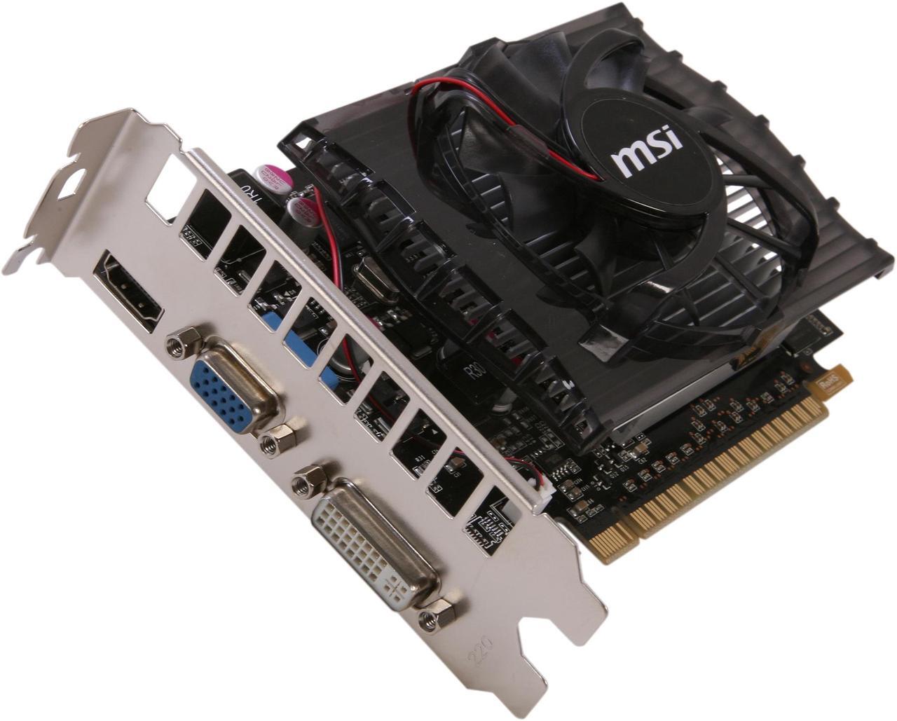 Main image of MSI GeForce GT 630 4GB DDR3 PCI Express 2.0 x16 Graphics Card N630GT-MD4GD3
