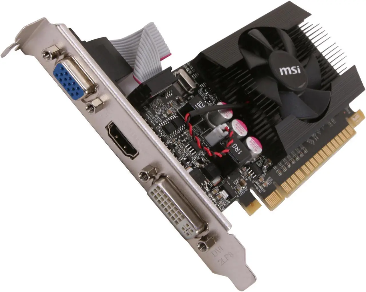 Main image of MSI GeForce GT 610 1GB DDR3 PCI Express 2.0 x16 Graphics Card N610GT-MD1GD3/LP