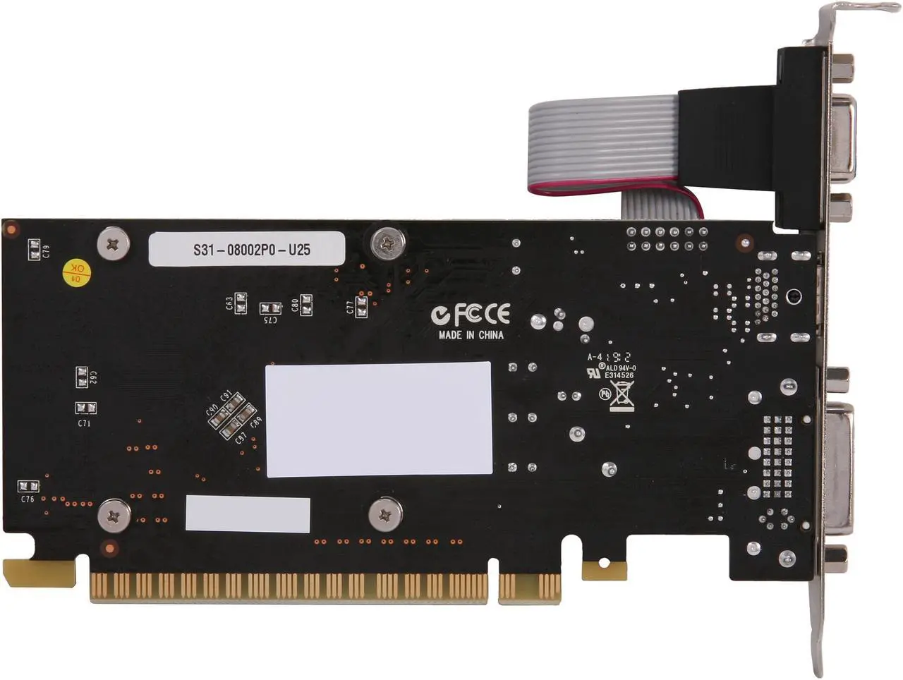 Alt view image 5 of 5 - MSI GeForce GT 610 1GB DDR3 PCI Express 2.0 x16 Graphics Card N610GT-MD1GD3/LP