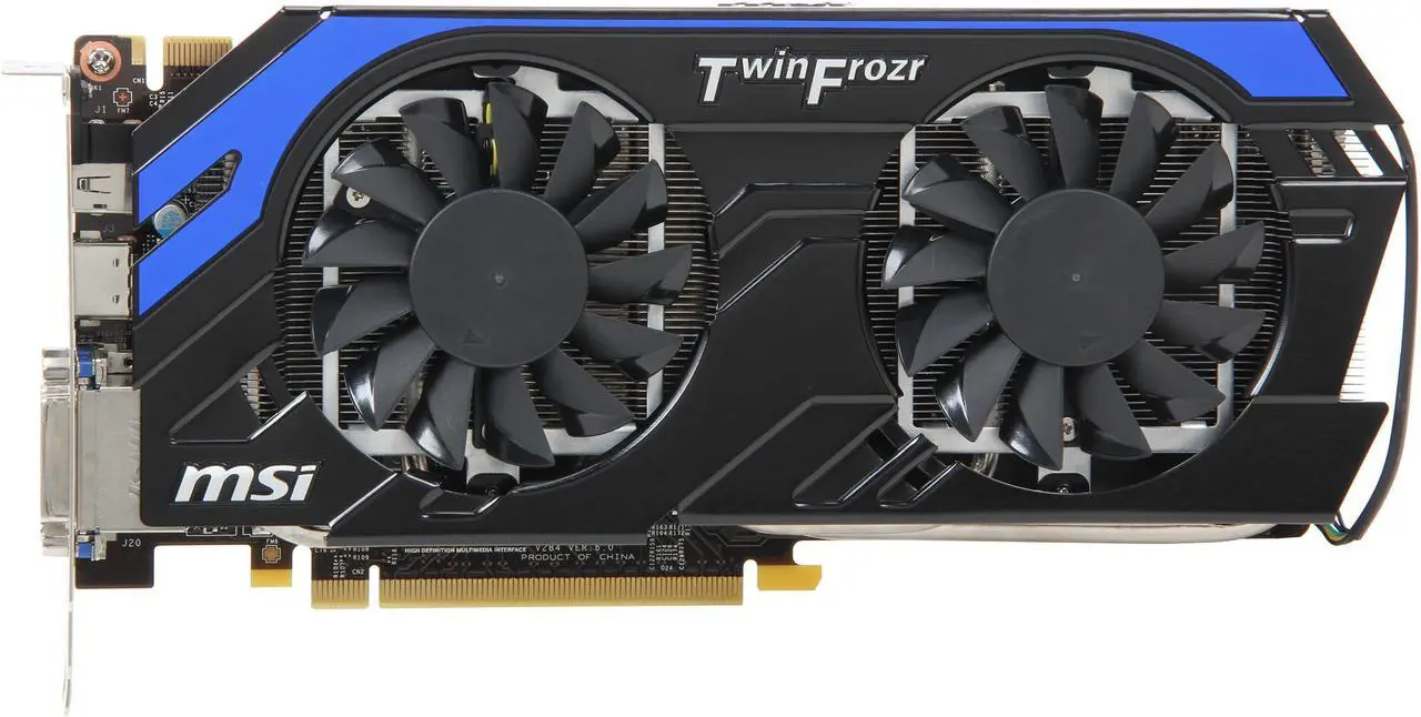 Alt view image 3 of 6 - MSI GeForce GTX 660 Ti 2GB GDDR5 PCI Express 3.0 x16 SLI Support Graphics Card N660TI PE 2GD5/OC