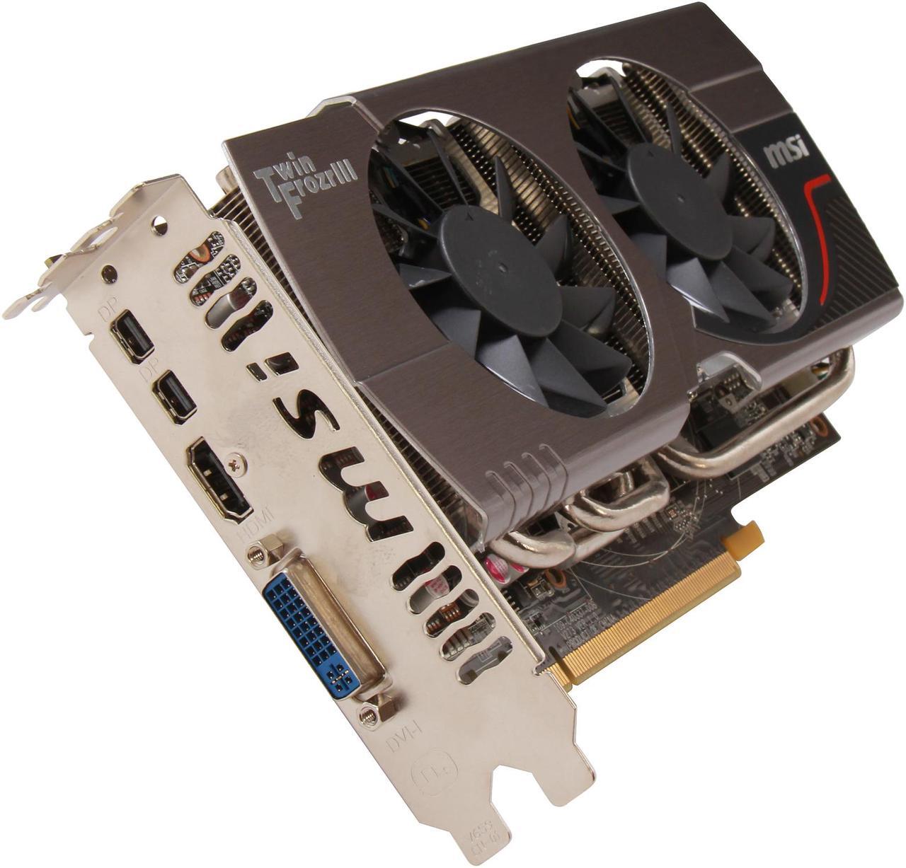 Main image of MSI Radeon HD 7850 2GB GDDR5 PCI Express 3.0 x16 CrossFireX Support Graphics Card R7850 Twin Frozr 2GD5